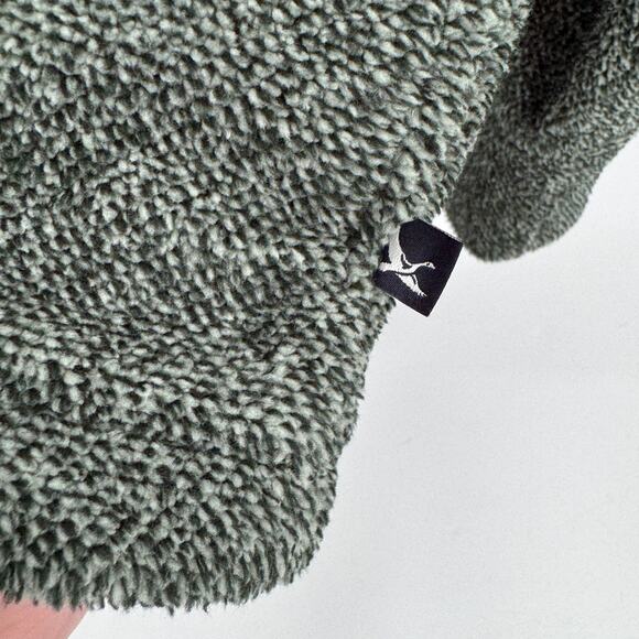 Eddie Bauer Sweatshirt Womens Large Green Fleece Pullover COMFY + Pockets NEW - Picture 8 of 11